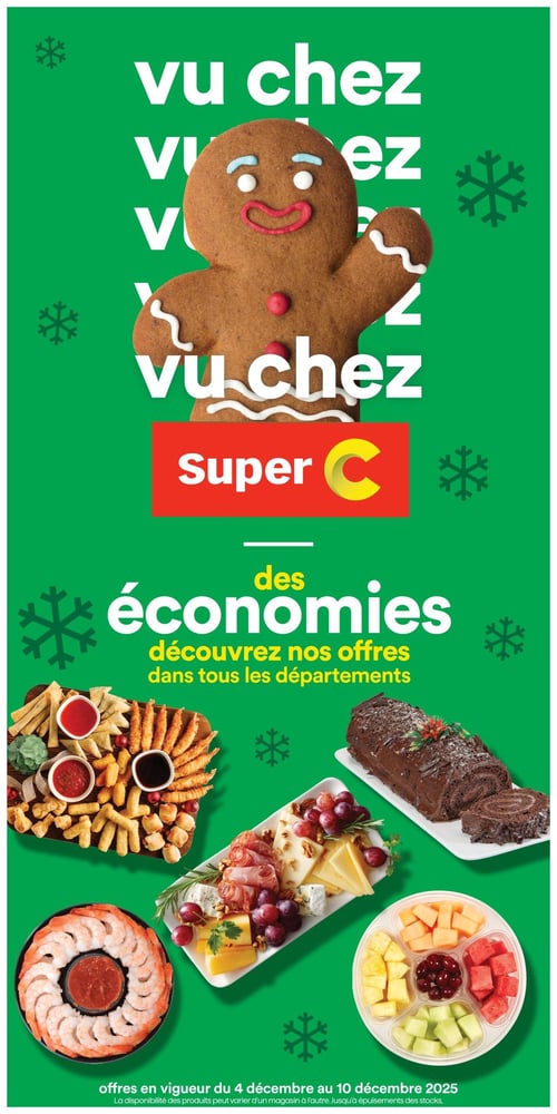 Circulaire Super C - Économies des Fêtes - Page 1