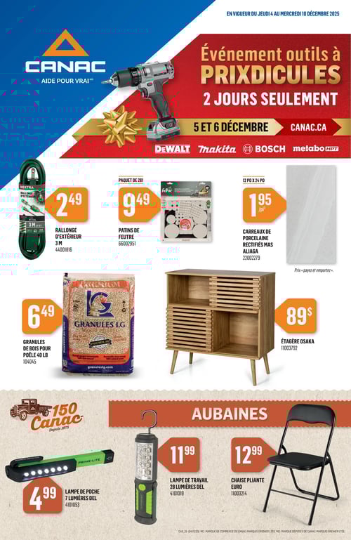 Circulaire Canac - Page 1