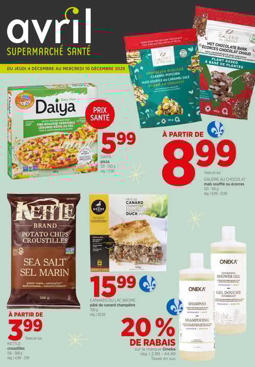 Circulaire Avril - Supermarché Santé - Page 1