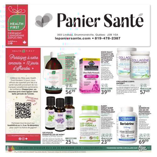 Circulaire Panier Santé - Page 1