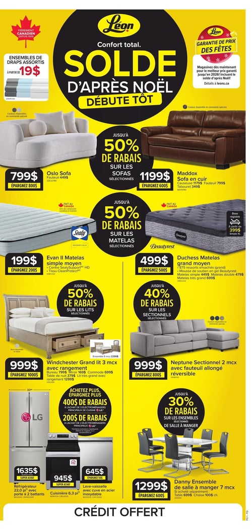 Circulaire Meubles Léon - Page 1