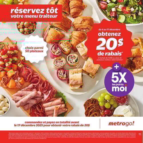 Circulaire Metro - Cuisiner les fêtes c'est la vie - Page 15