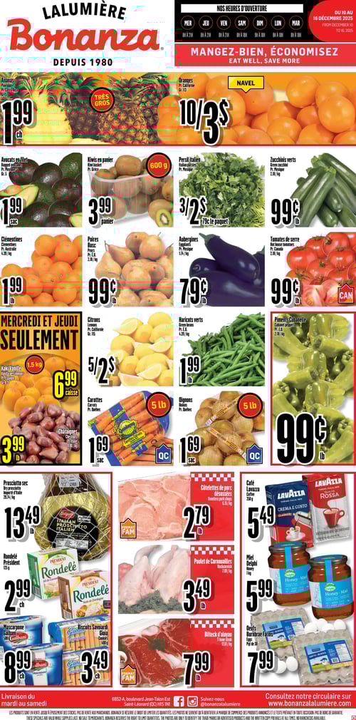 Circulaire Bonanza - Page 1