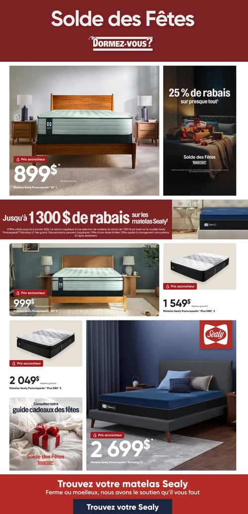 Circulaire Dormez Vous - Le Solde des Fêtes - Page 1