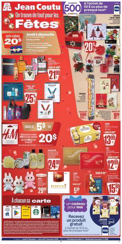 Circulaire Jean Coutu - On trouve de tout pour les fêtes - Page 1