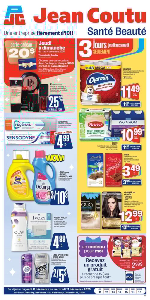 Circulaire Jean Coutu - Santé Beauté - Page 1
