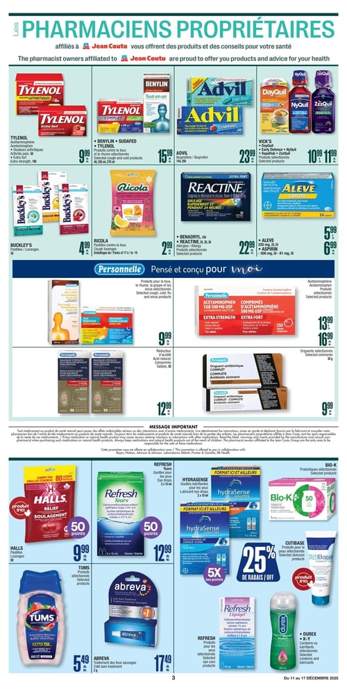 Circulaire Jean Coutu - Santé Beauté - Page 3