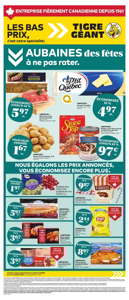 Circulaire Tigre Géant - Page 1