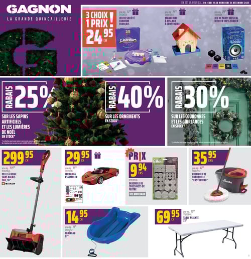 Circulaire GAGNON - La Grande Quincaillerie - Page 1
