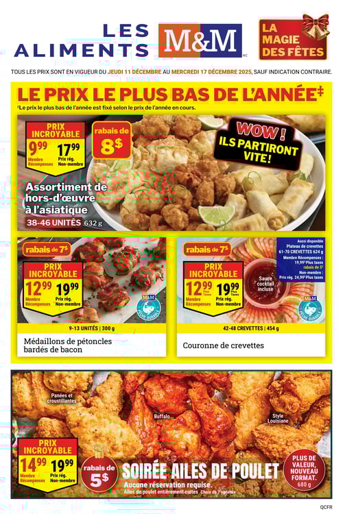Circulaire Les Aliments M&M - Page 1