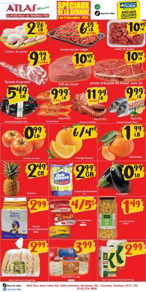 Circulaire Marché Atlas - Page 1