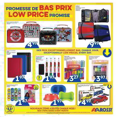 Circulaire Rossy - Promesse de bas prix - Page 12