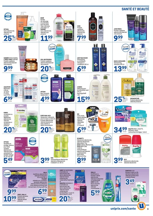 Circulaire Uniprix - Santé - Page 3