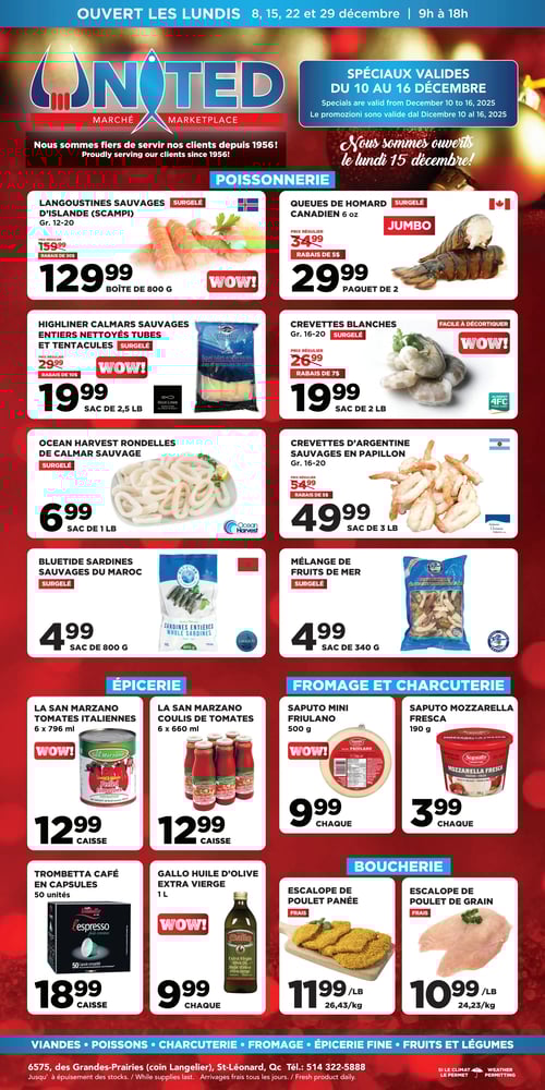 Circulaire United Supermarché - Page 1