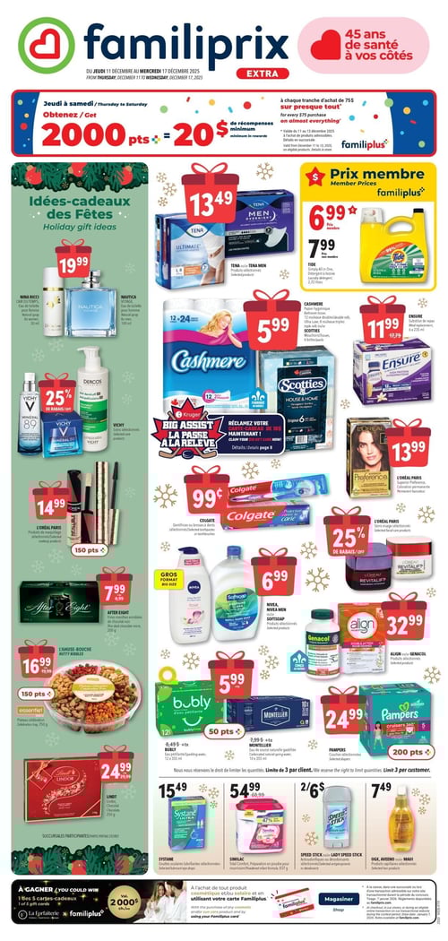 Circulaire Familiprix - Extra - Page 1