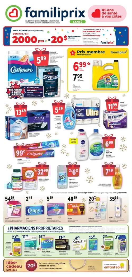 Circulaire Familiprix - Santé - Page 1
