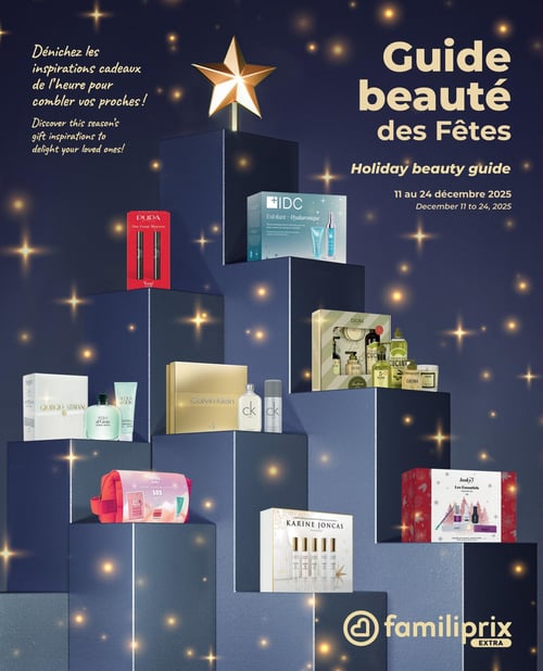 Circulaire Familiprix - Guide beauté des Fêtes - Page 1