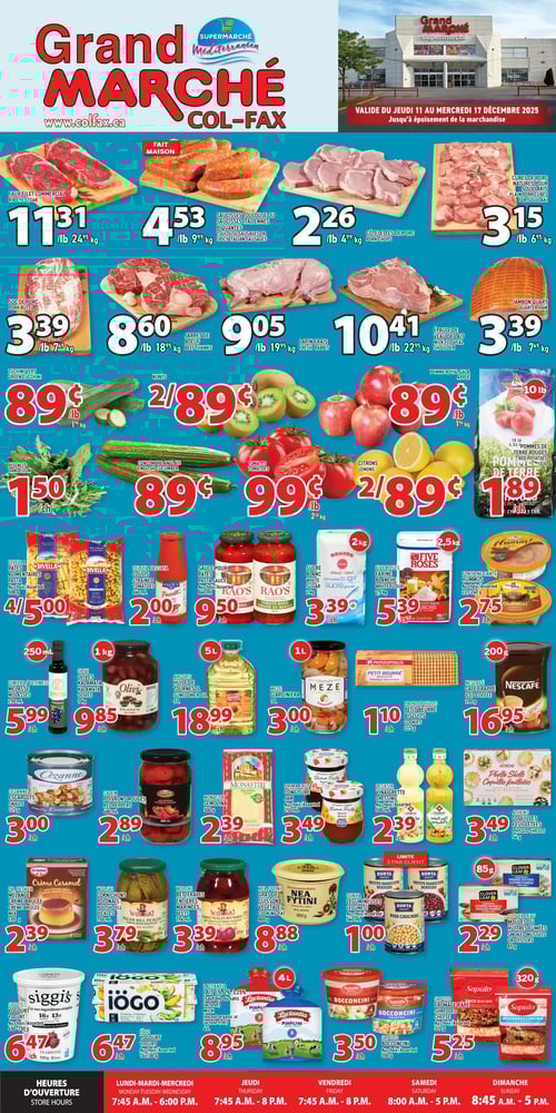 Circulaire Grand Marché Laval - Page 1