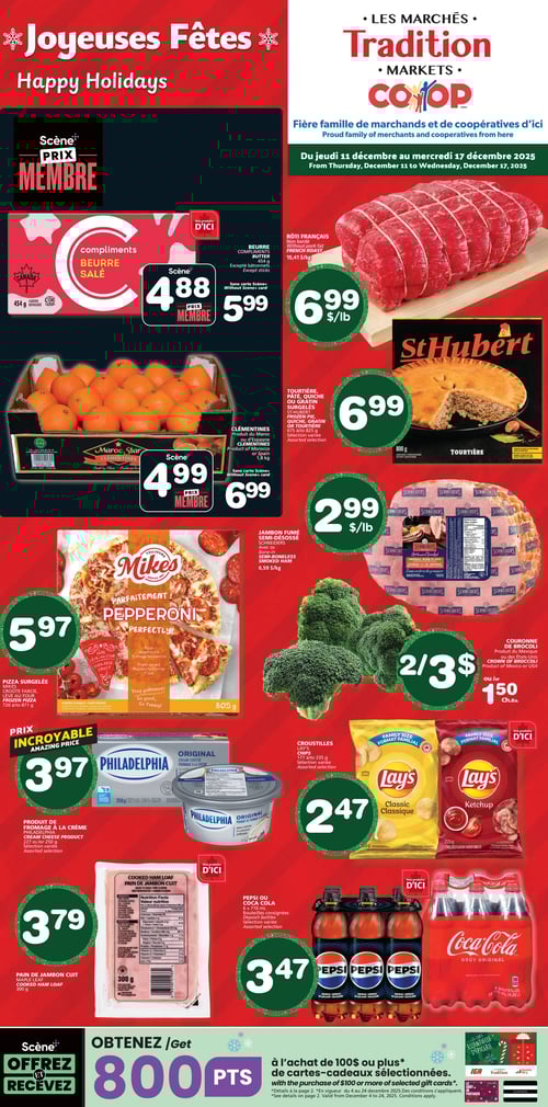 Circulaire Les Marchés Tradition - Nouveau-Brunswick - Page 1