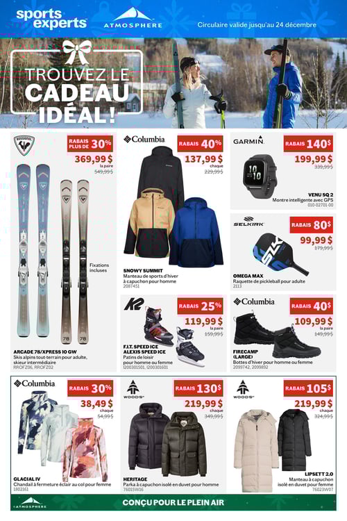 Circulaire Sports Experts - Trouvez le cadeau idéal - Page 1