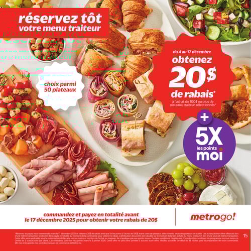 Circulaire Metro - Cuisiner les fêtes c'est la vie - Page 15
