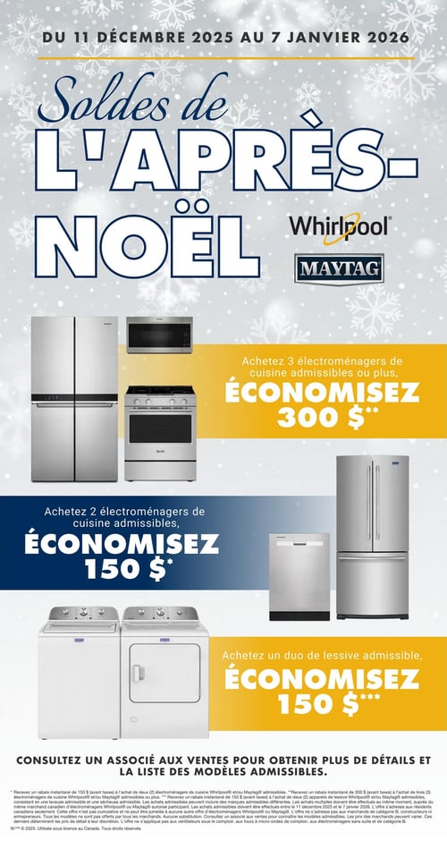 Circulaire Appareils Ménagers Robert Leduc - Soldes d'Après Noël - Page 3