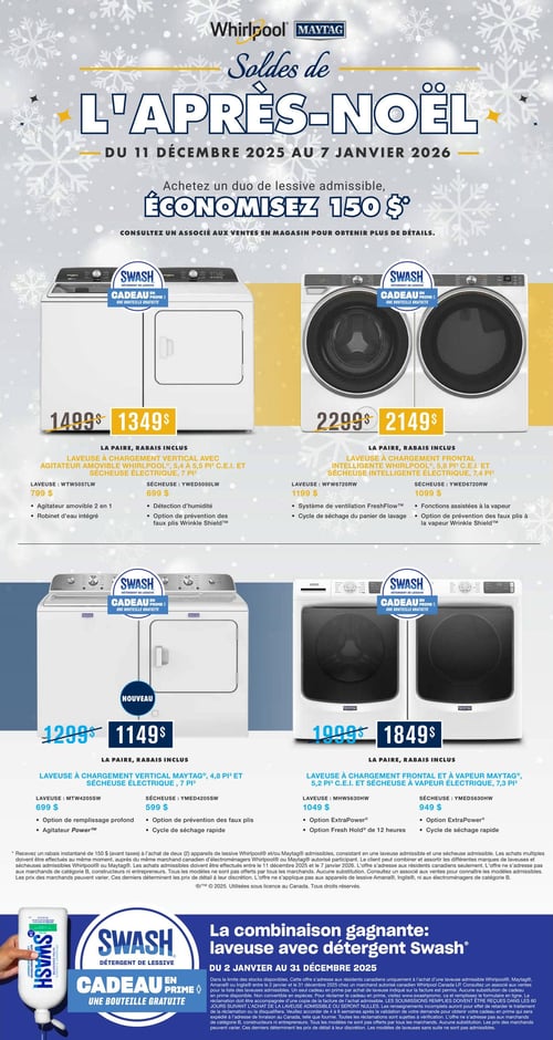 Circulaire Appareils Ménagers Robert Leduc - Soldes d'Après Noël - Page 8