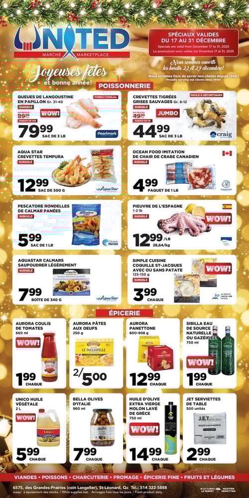 Circulaire United Supermarché - Page 1