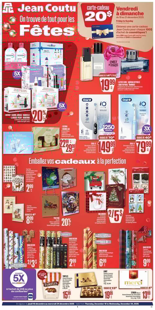 Circulaire Jean Coutu - On trouve de tout pour les fêtes - Page 1