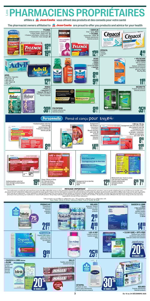 Circulaire Jean Coutu - Santé Beauté - Page 3