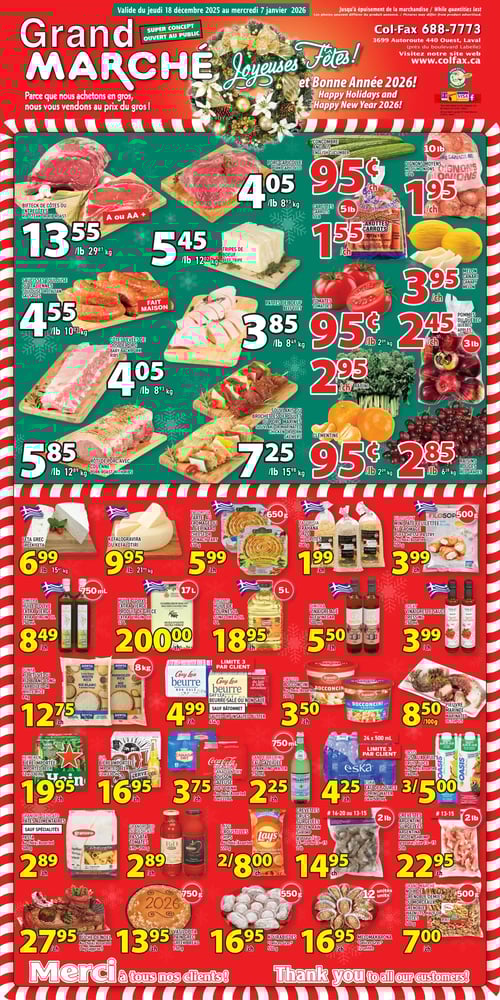 Circulaire Grand Marché Laval - Page 1