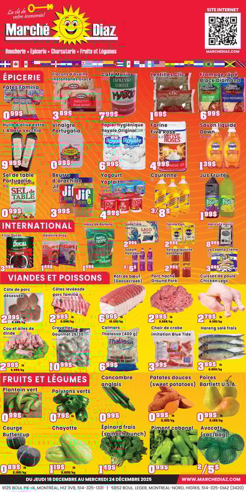 Circulaire Marché Diaz - Page 1