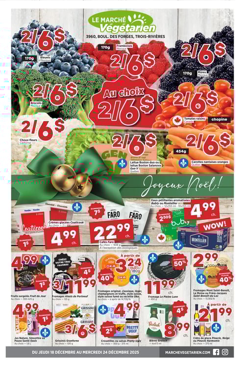 Circulaire Marché Végétarien - Page 1