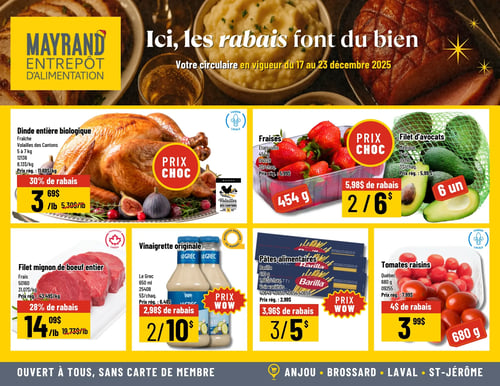 Circulaire Mayrand Entrepôt D'alimentation - Page 1