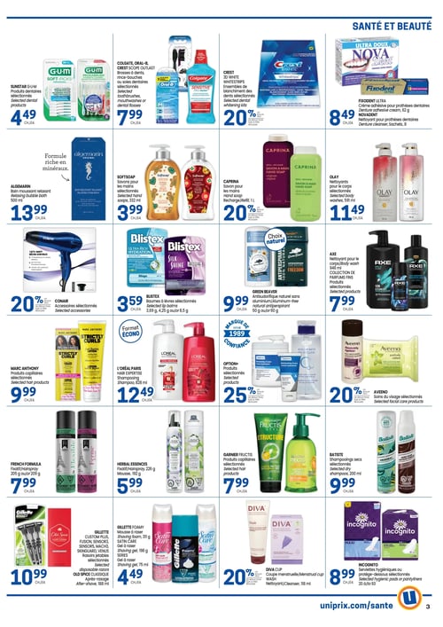 Circulaire Uniprix - Santé - Page 3