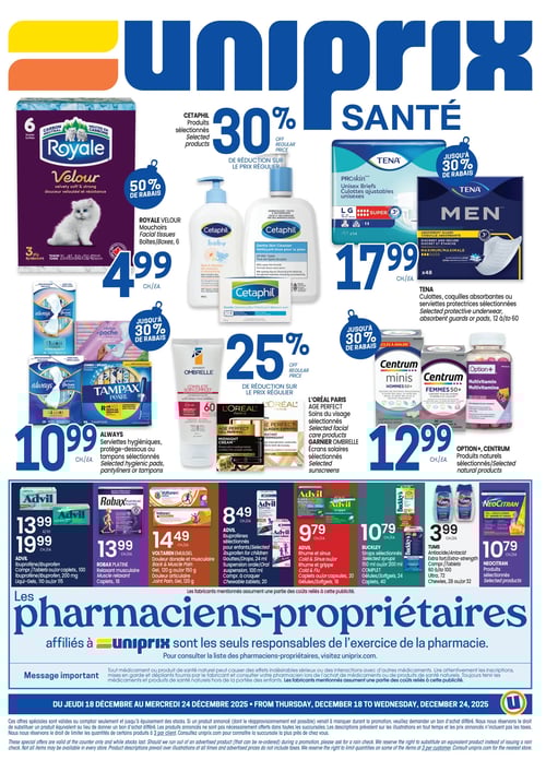 Circulaire Uniprix - Santé - Page 4