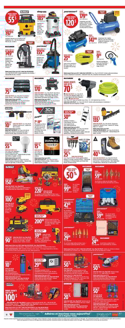 Circulaire Canadian Tire - Semaine d'après-noël - Page 16