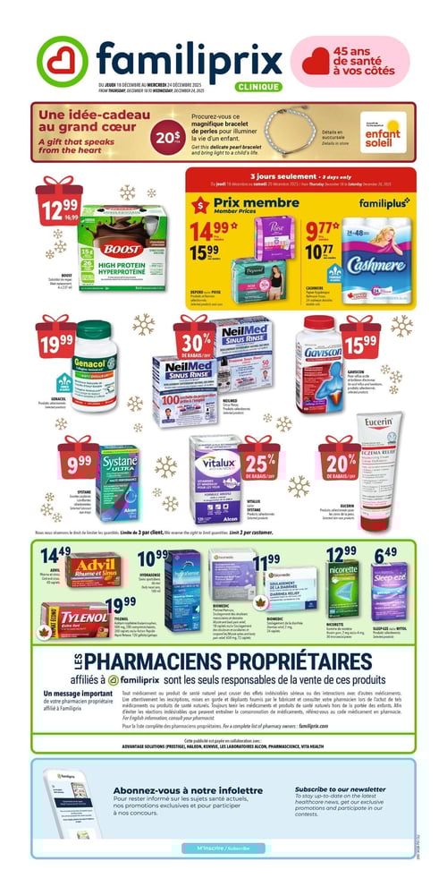 Circulaire Familiprix - Clinique - Page 1