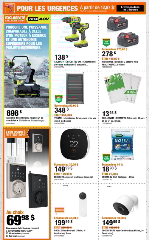 Circulaire Home Depot - Méga Solde de l'après-noël - Page 2