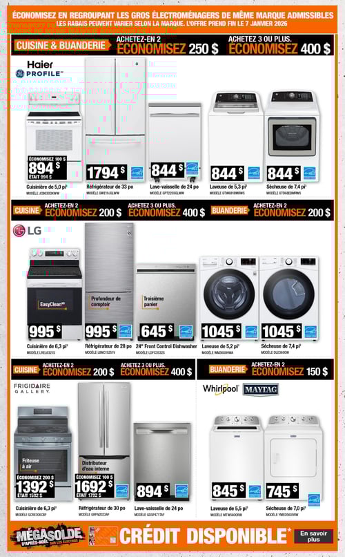 Circulaire Home Depot - Méga Solde de l'après-noël - Page 3