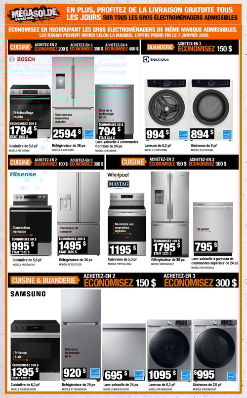 Circulaire Home Depot - Méga Solde de l'après-noël - Page 4