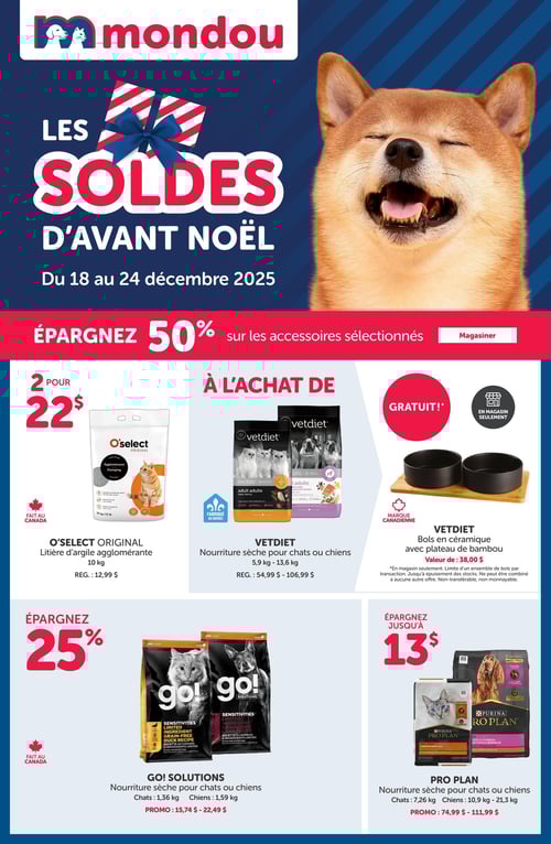 Circulaire Mondou - Les Soldes d'avant noël - Page 1