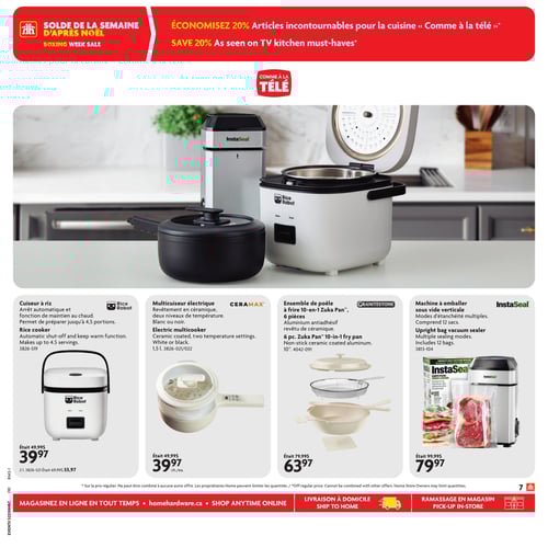 Circulaire Home Hardware - Centre de Rénovation - Solde de l'après-noël - Page 9