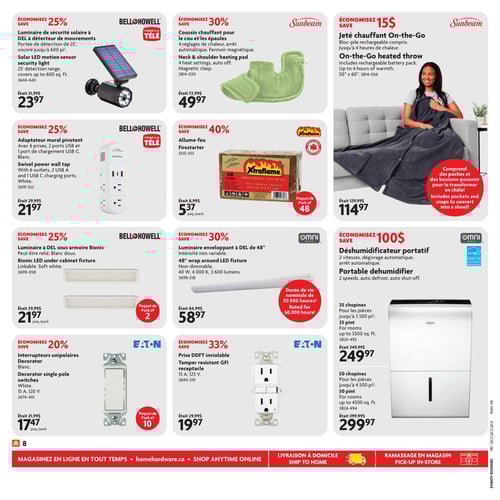 Circulaire Home Hardware - Centre de Rénovation - Solde de l'après-noël - Page 10