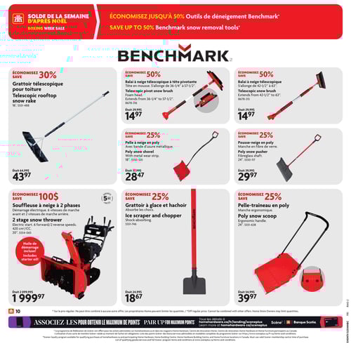 Circulaire Home Hardware - Centre de Rénovation - Solde de l'après-noël - Page 12