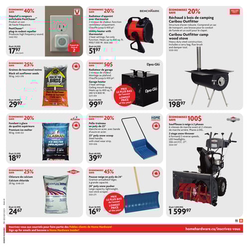 Circulaire Home Hardware - Centre de Rénovation - Solde de l'après-noël - Page 13