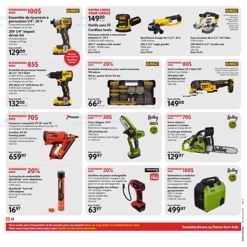 Circulaire Home Hardware - Centre de Rénovation - Solde de l'après-noël - Page 14