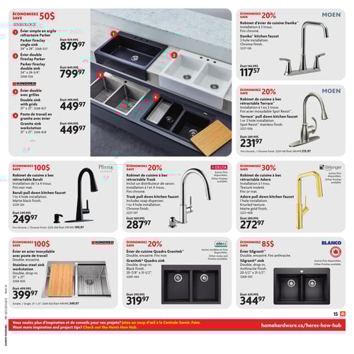 Circulaire Home Hardware - Centre de Rénovation - Solde de l'après-noël - Page 17