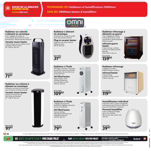 Circulaire Home Hardware - Centre de Rénovation - Solde de l'après-noël - Page 20