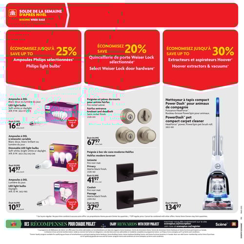 Circulaire Home Hardware - Centre de Rénovation - Solde de l'après-noël - Page 29